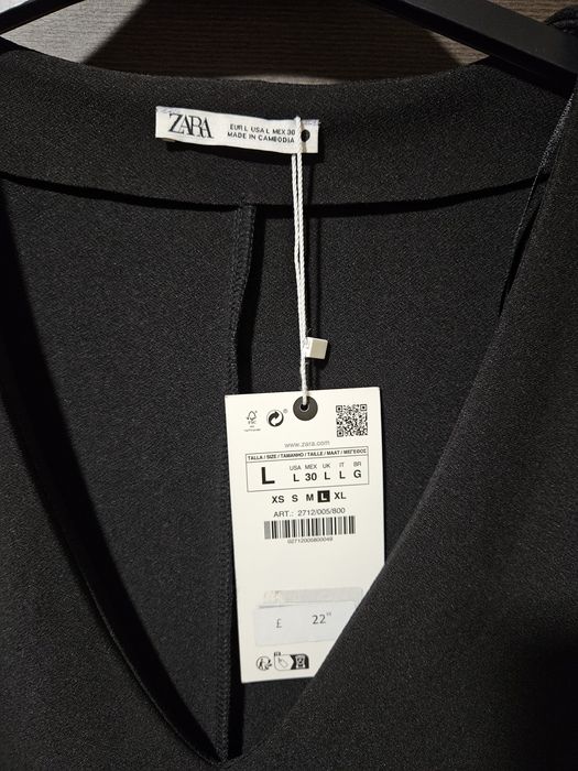 Маленькое черное платье / сарафан Zara