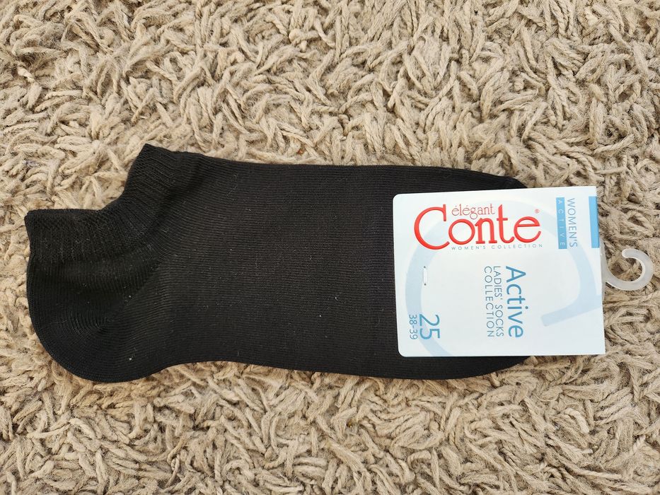 Skarpetki damskie czarne Conte