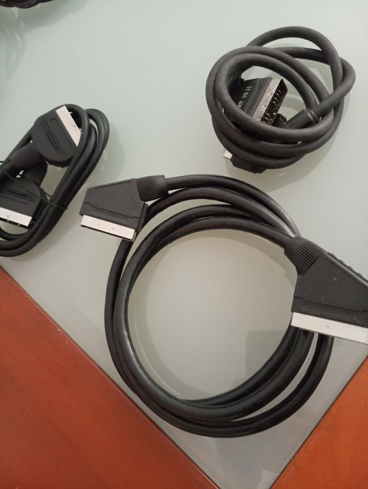 Cabos Scart Coaxial e Ethernet  - NOVOS