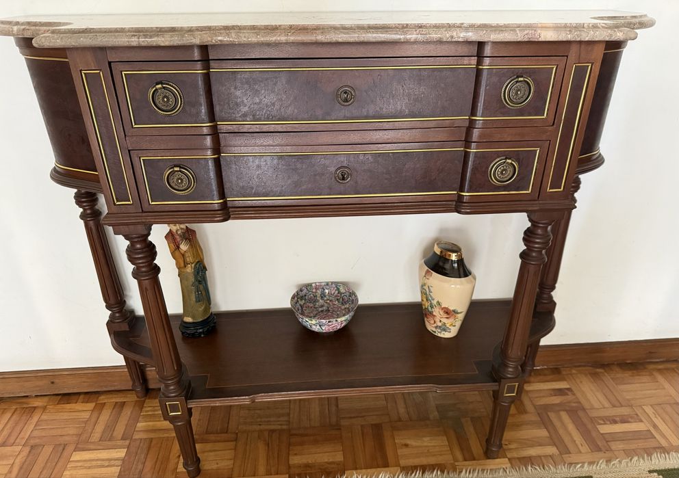Consola com duas gavetas
