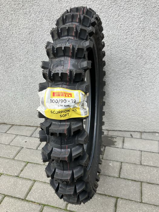 100/90-19 Pirelli SCORPION MX Soft Piaskowa KTM Yamaha YZ Honda CRF