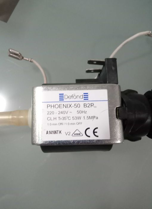 Bomba de Água Phoenix 50 B2P para Máquinas Dolce Gusto (Krups / DeLonghi)