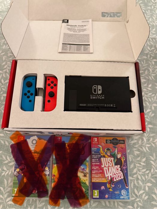 Nitendo Switch com 1 jogo