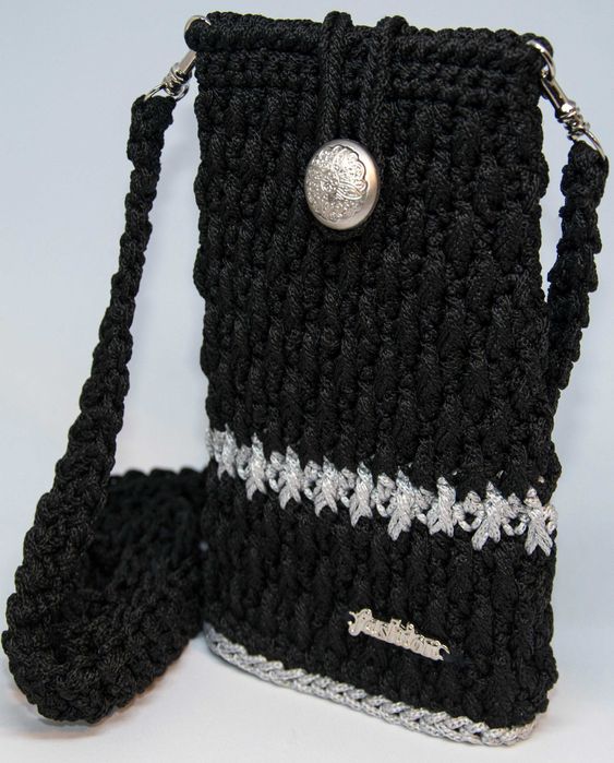 Torebka - etui do smartfonów – ręcznie robiona – nr kat. (EDS8)