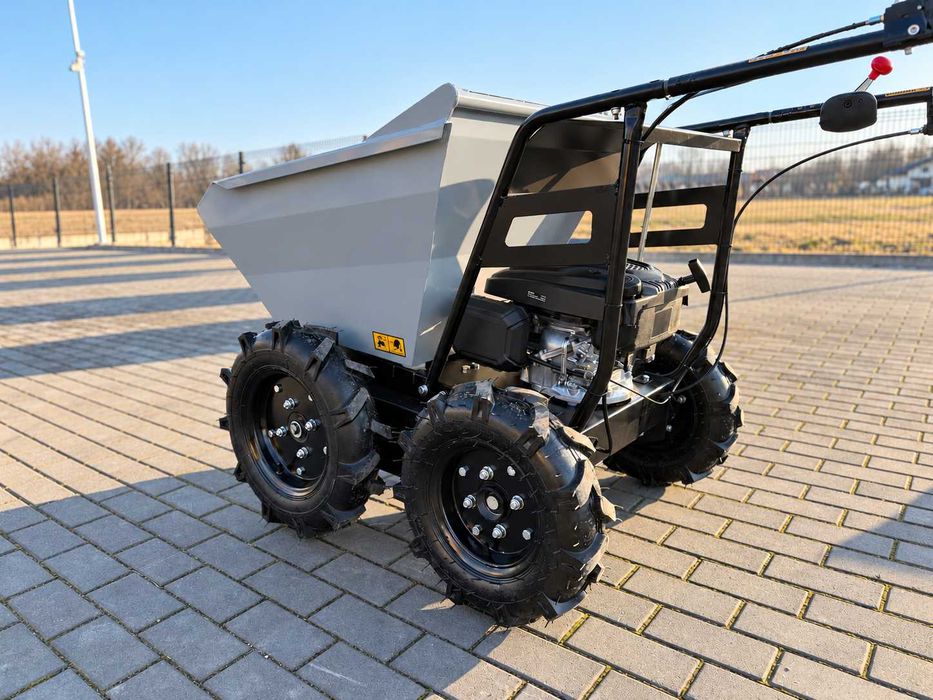 Taczka 300kg 400kg wozidło spalinowe Loncin 4,5 KM budowlane ogród 4x4