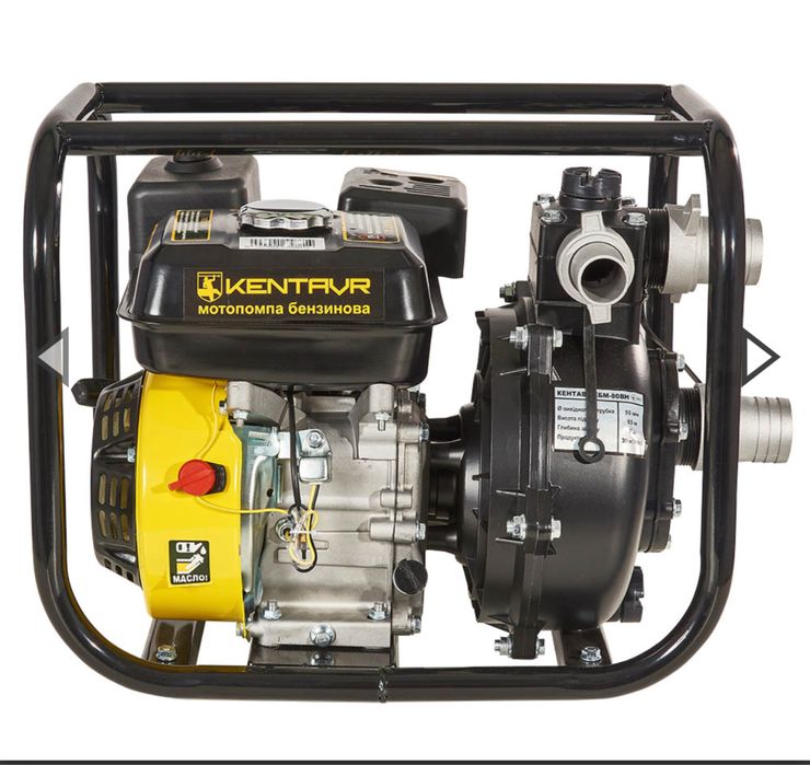 Мотопомпа высокого давления пожарная бензиновая Кентавр КБМ80ВН