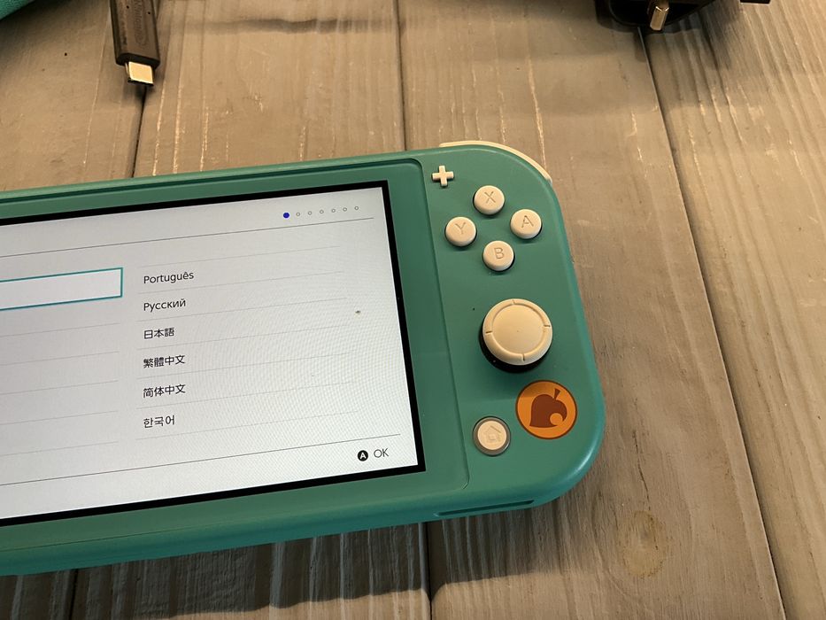 Гра switch lite animal crossing edition