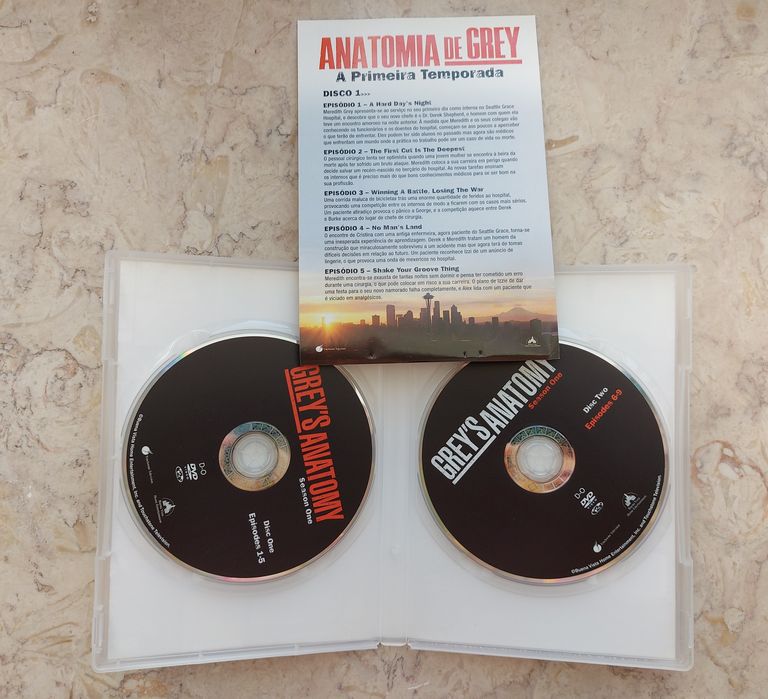 Anatomia de Grey DVD 1a e 2a temporada