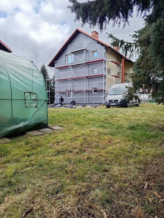 Docieplenia budynków . elewacje