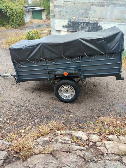 ЛЕГКОВОЙ ПРИЦЕП 2100*1300*400* серый, рессора AL-KO!