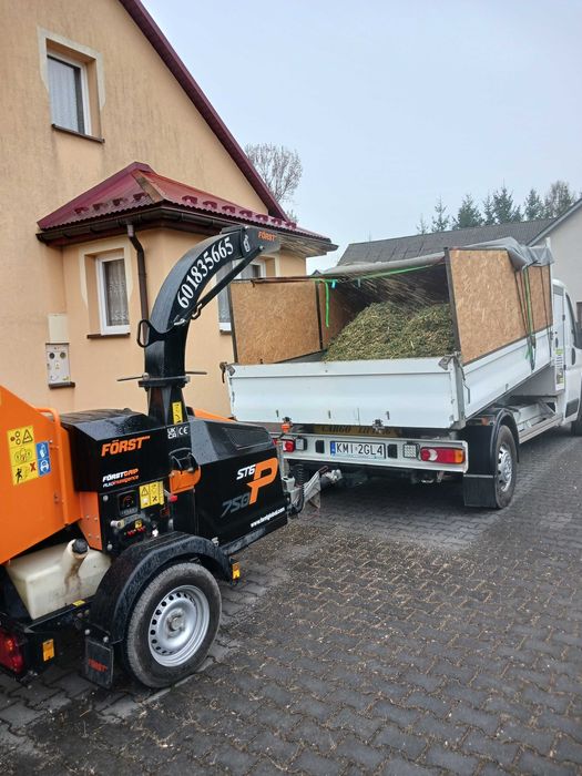 Wycinka drzew Usługi Rębakiem