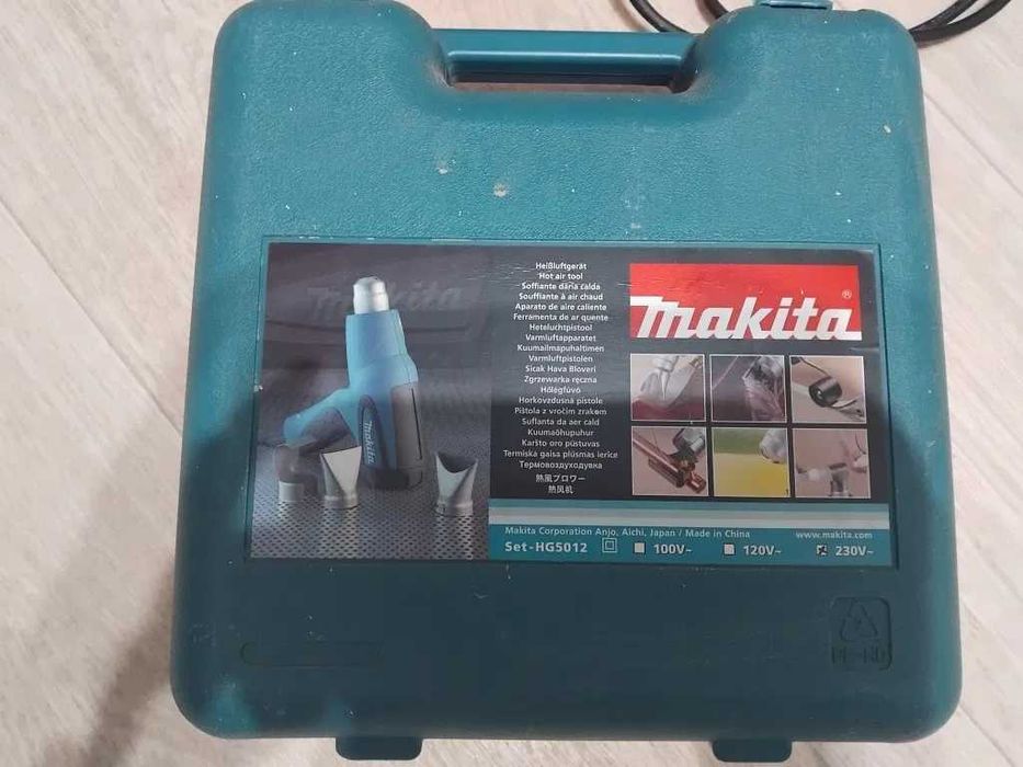 Строительный фен Makita HG5012  после восстановления.