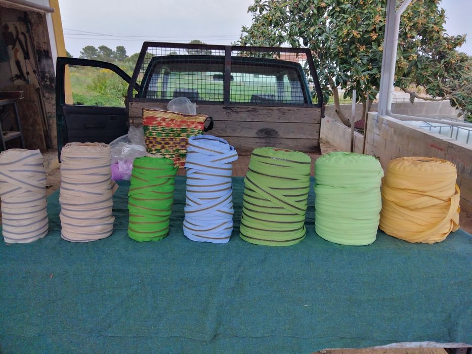 Rolos de fechos  para costura