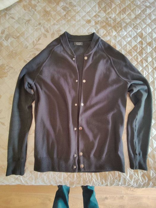Black Zara Coat, Size L, in Good Condition