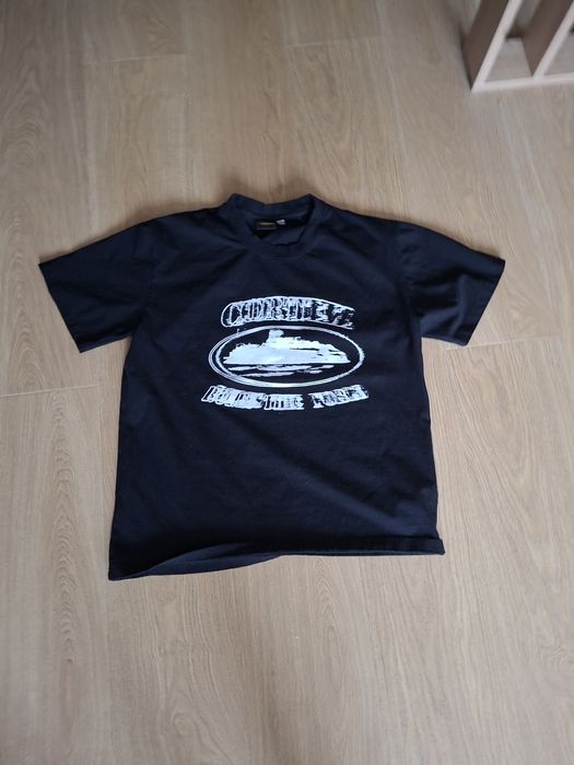 Czarna koszulka Corteiz