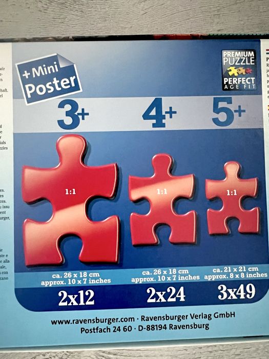 Ravensburger  Szczerbatek 3x49 elementów