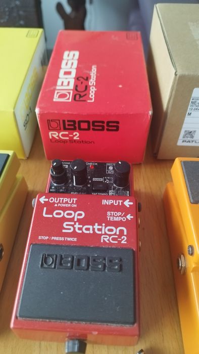 Pedal loop boss para guitarra