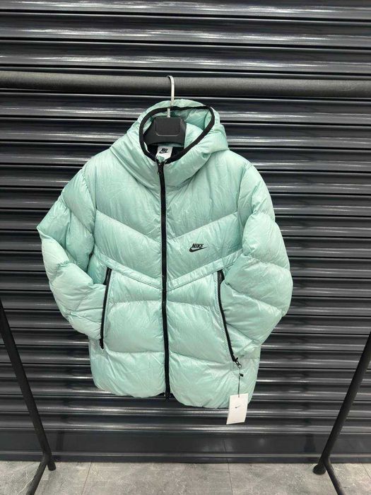 Пуховик Nike Storm-Fit м’ятний (світло-зелений) куртка тепла осінь-зима Найк шторм фит