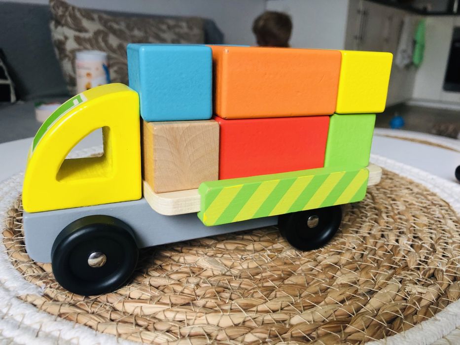 Auto prewniane z klockami