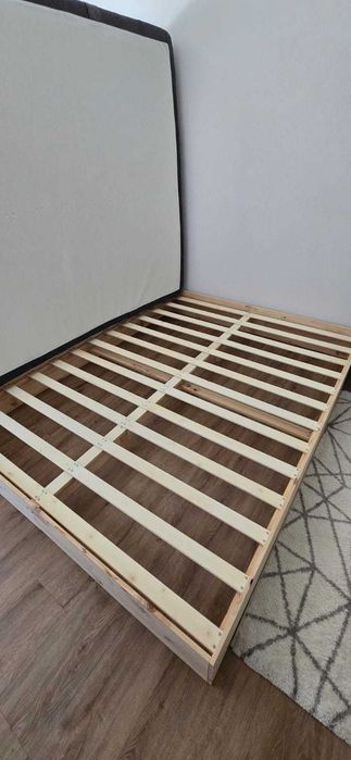 Colchão Emma Original 160x200 mais cama básica em pinho de oferta