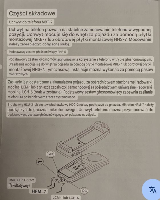 Kolekcjonerski zestaw głośnomówiący Nokia 1610, cark  85