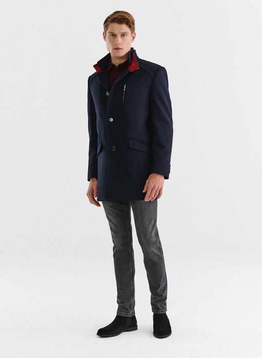 płaszcz wełniany Pako Lorente XL slim 54/180-190 płaszcz Pako Lorente