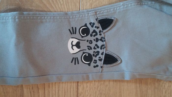 nowe H&M C&A spodnie, jegginsy dla dziewczynki 110 116