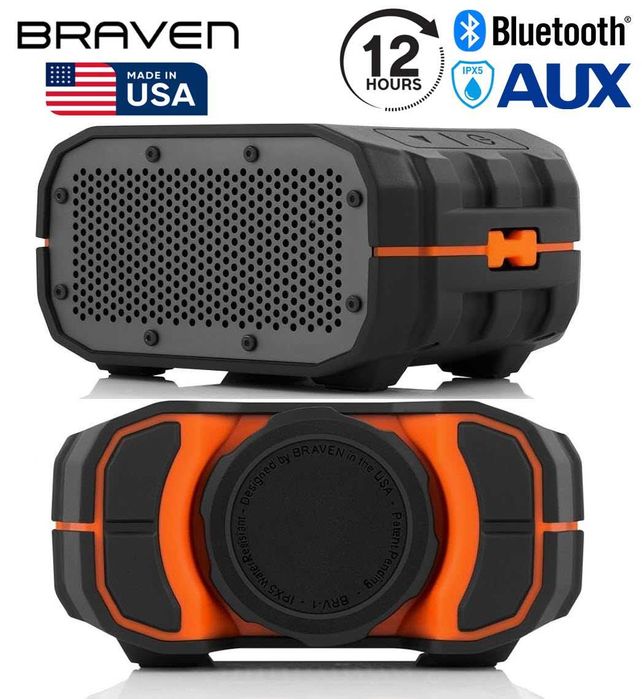 Braven BRV-1 Bluetooth Wireless Speaker - беспроводная акустическая система (Black) USA