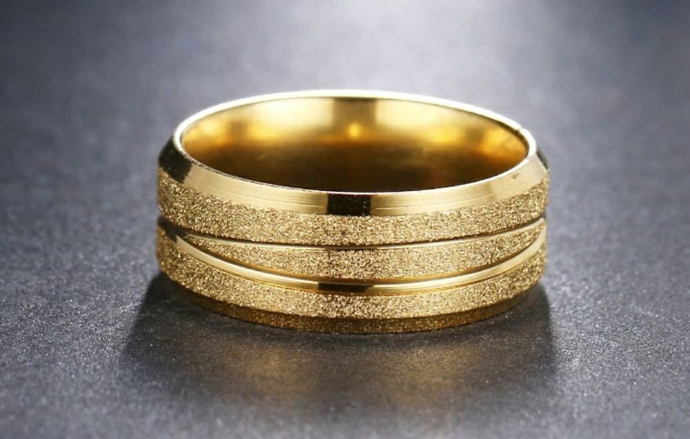 Aliança namoro - compromisso - casamento em ouro laminado 18K