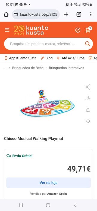 Tapete musical Chicco