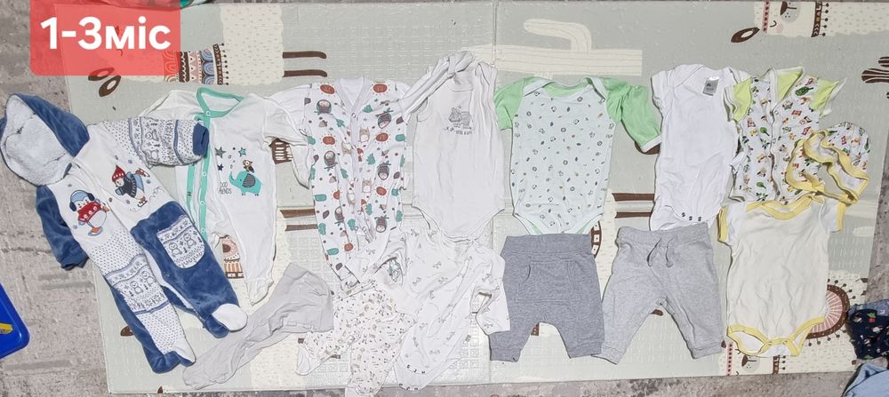 0-3місяці одяг, спальники