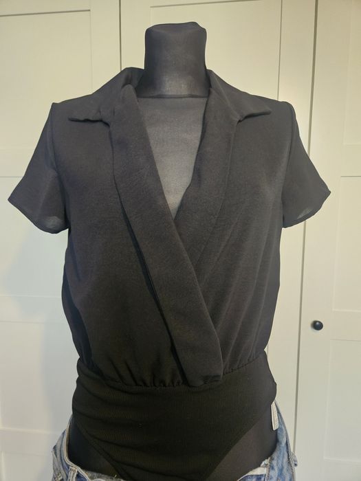 Czarne body eleganckie