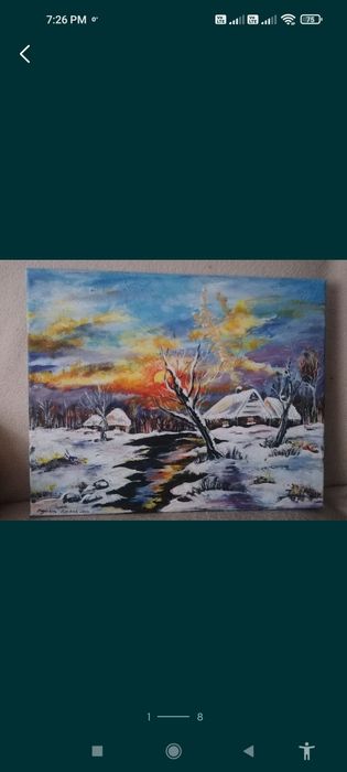 Obraz akrylowy ręcznie malowane 40x50 i inne