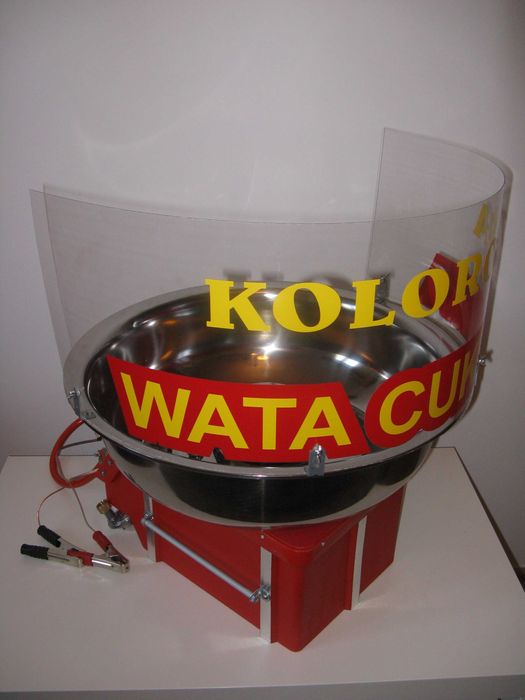 Nowa maszyna do waty cukrowej , wata cukrowa i popcorn, ATEST