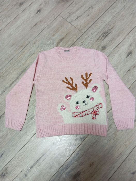 Светр теплий святковий для дівчинки