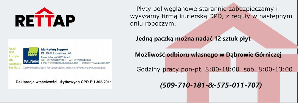 Poliwęglan Falisty Fala 0,84x2,0