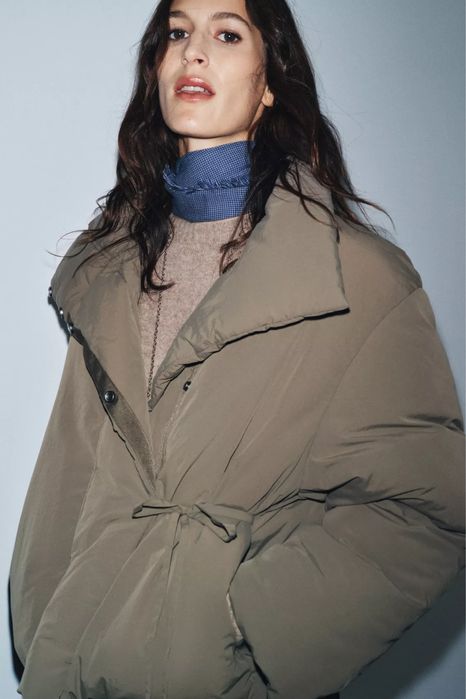 Куртка Zara M, хакі