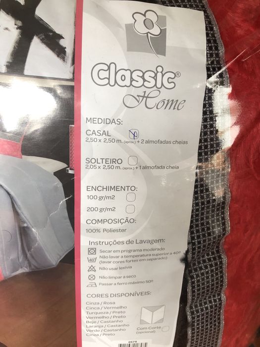 Colcha/ Edredão de verão com almofadas