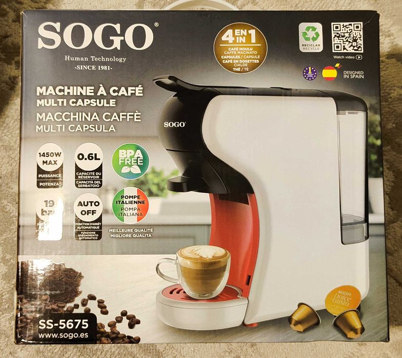 Кофеварка капсульная Sogo SS-5675