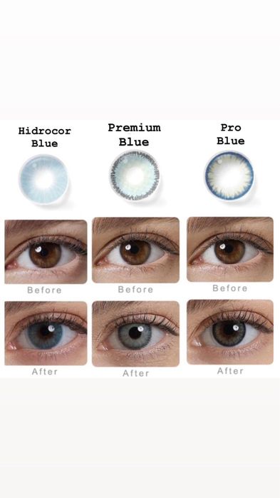 Lentes de contacto coloridas