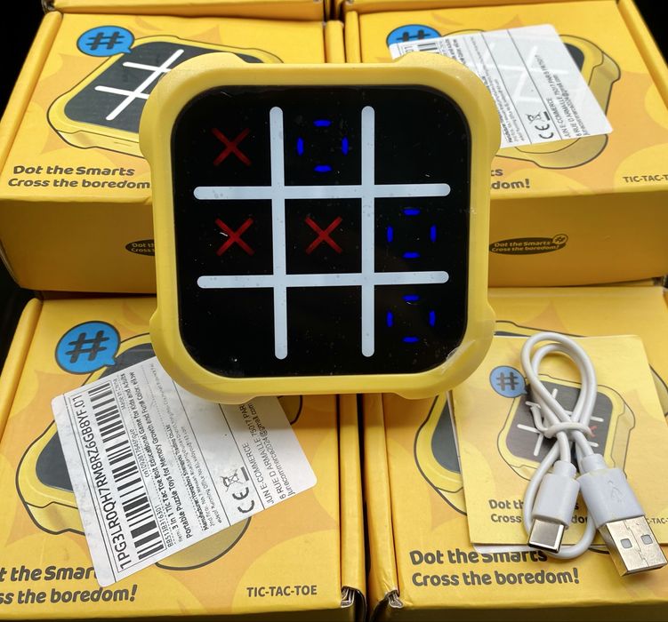 Электронная игра в крестики-нолики Tic Tac Toe Bolt Game 3в1