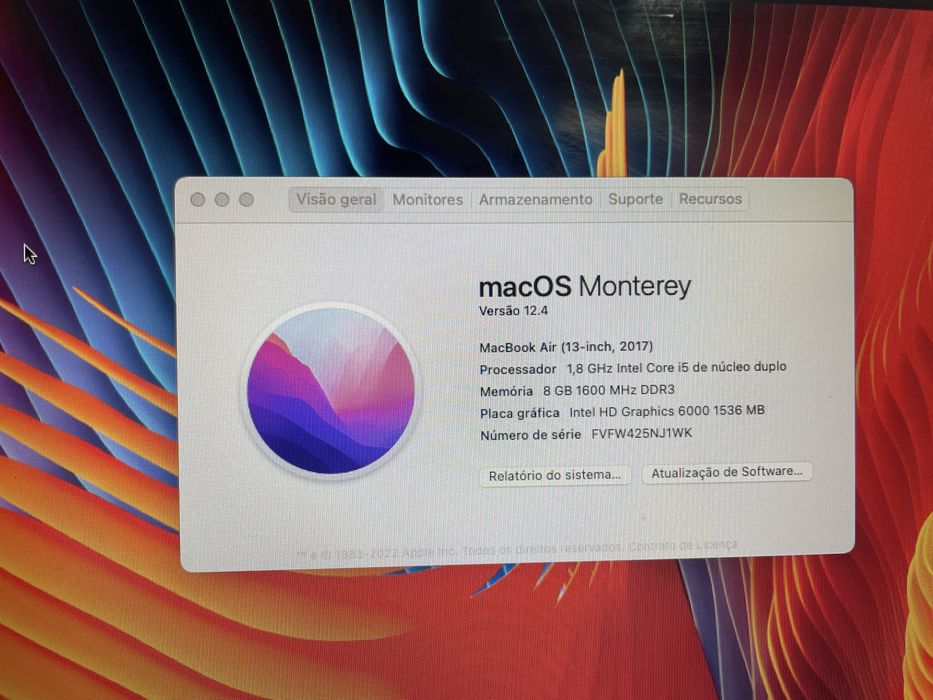 Macbook air (13”) 2017