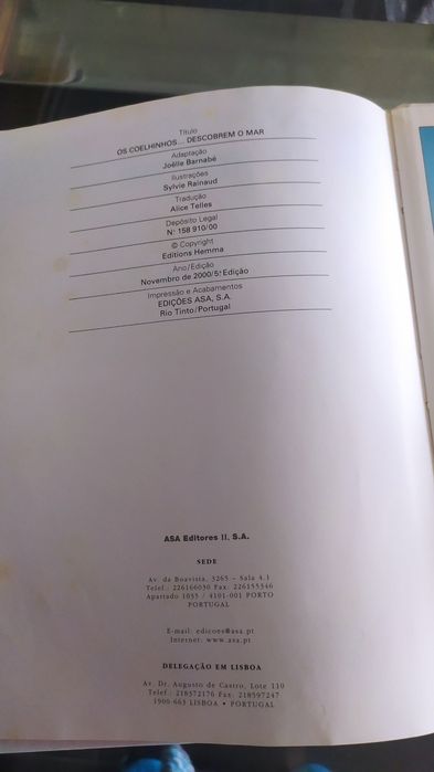 Livro os coelhinhos descobrem o mar