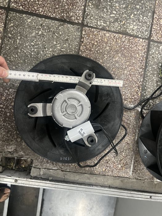 Wentylator promienikowy odsrodkowy 80W