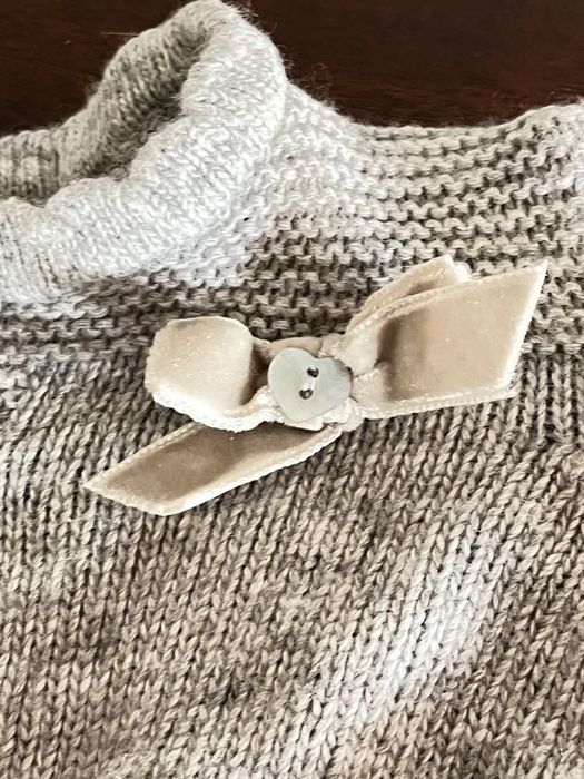 Mini Casaco de Malha Cinzento 6 Meses GRD Baby