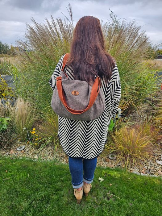 Duża torba na ramię handmade