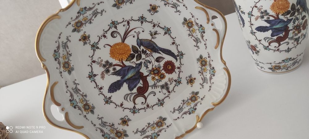 Wazon+talerz dekoracyjny