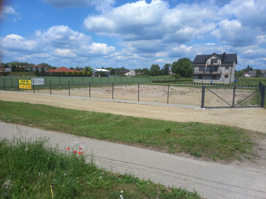 Wynajem placu przy dk12 super lokalizacja