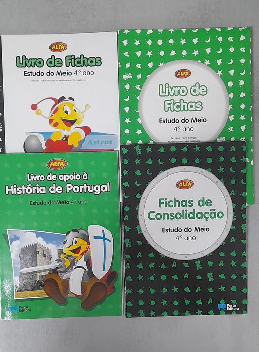 Livros de estudo do meio 4°ano