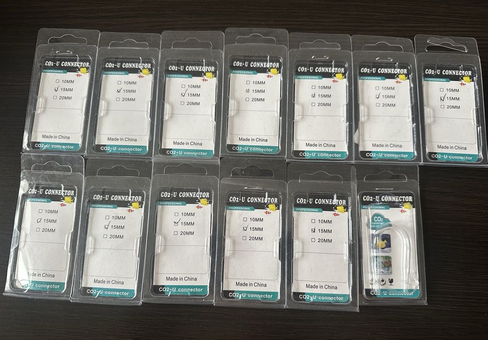 CO2-U Connector 15mm – łącznik U do systemu CO₂ (akwarium)